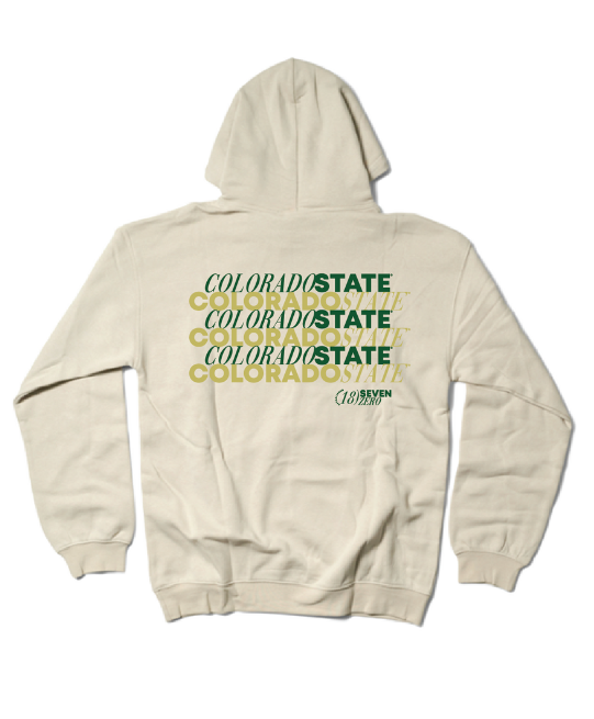 Colorado State Color Block Matching Set Hoodie