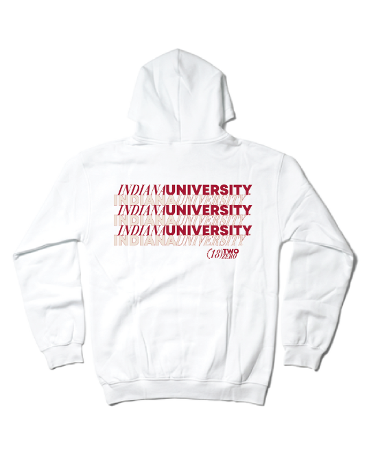 Indiana University Color Block Matching Set Hoodie