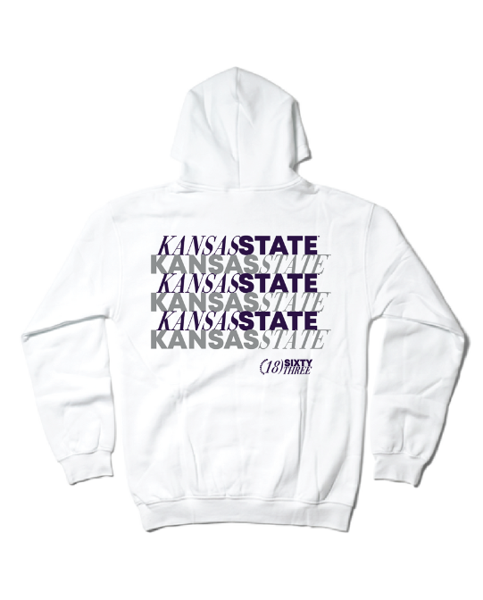 Kansas State Color Block Matching Set Hoodie