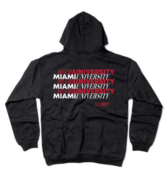 Miami University Color Block Matching Set Hoodie