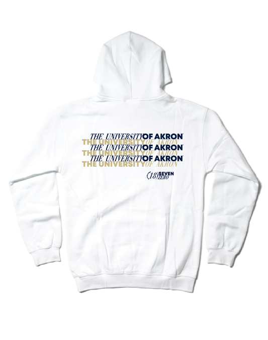 University of Akron Color Block Matching Set Hoodie