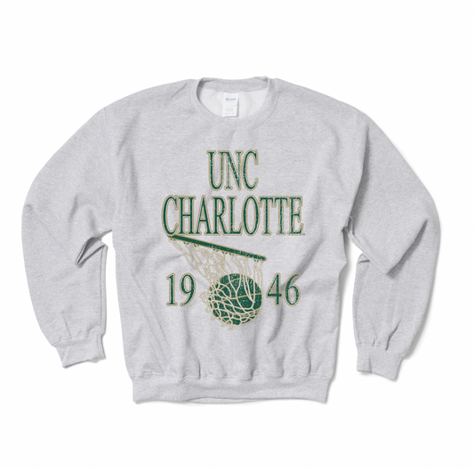 UNC Charlotte Basketball Crewneck