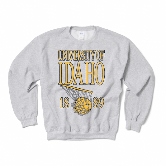 University of Idaho Basketball Crewneck