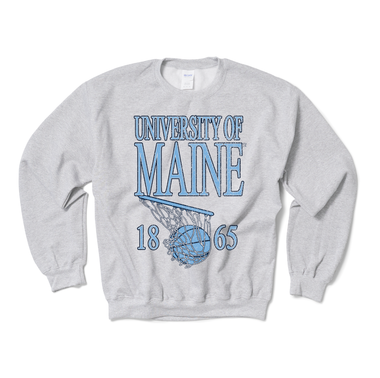 University of Maine Basketball Crewneck