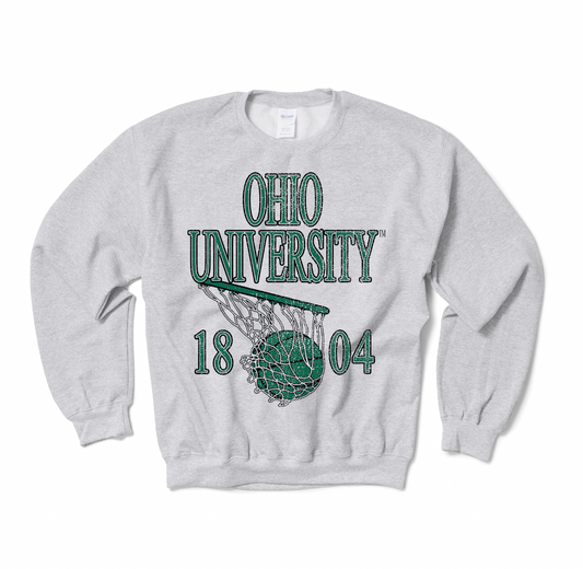 Ohio University Basketball Crewneck