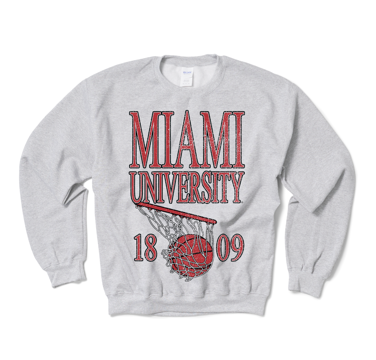 Miami University Basketball Crewneck