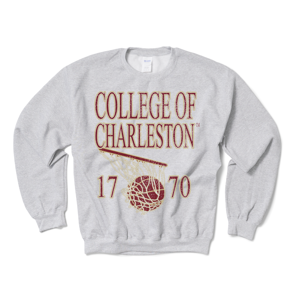 College of Charleston Basketball Crewneck