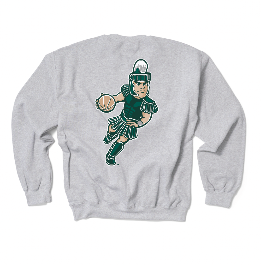 Michigan State Basketball Mascot Crewneck