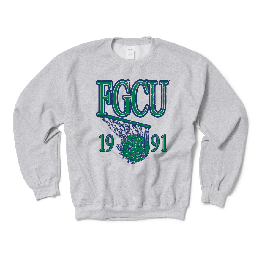 Florida Gulf Coast Basketball Crewneck