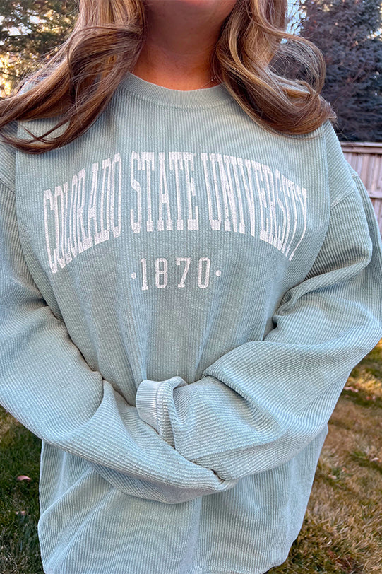 Colorado State Corded Crewneck