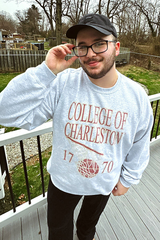 College of Charleston Basketball Crewneck