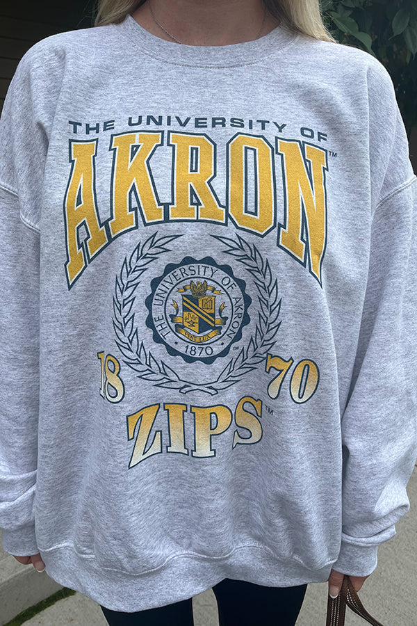 University of Akron Vintage Crewneck