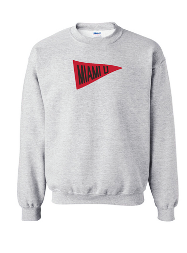 Miami University Pennant Crewneck