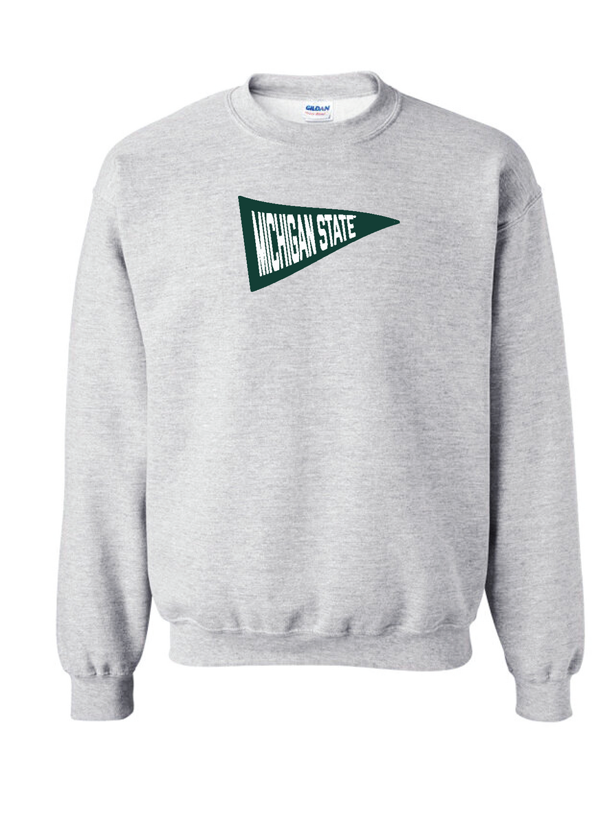 Michigan State University Pennant Crewneck