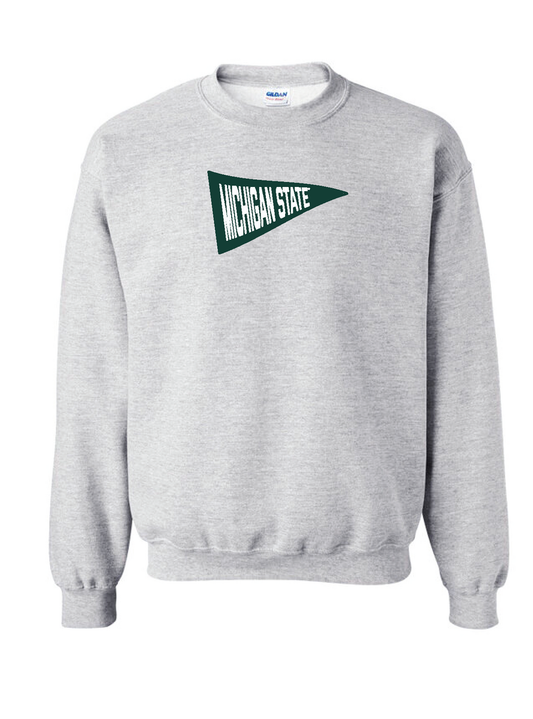 Michigan State University Pennant Crewneck