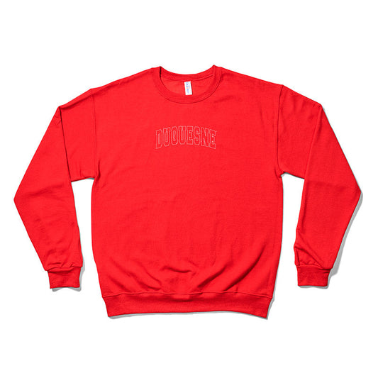 Duquesne Embroidered Tone Crewneck